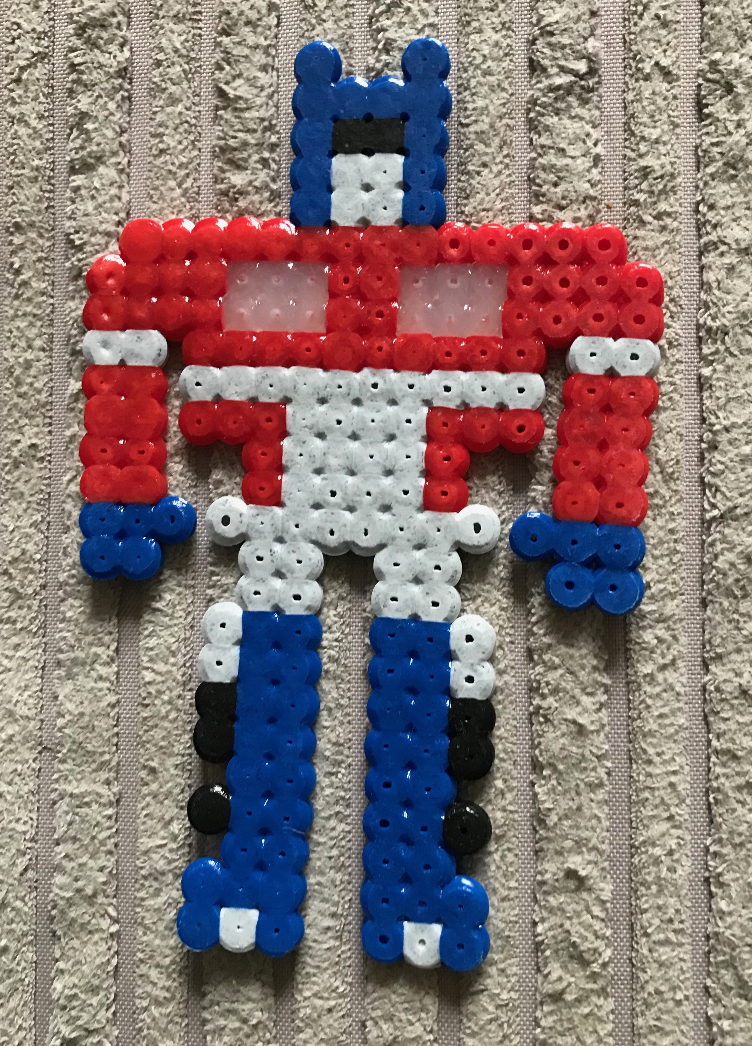 transformers optimus prime autobot hama bead design